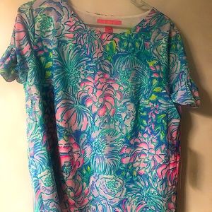 NWT Lilly Pulitzer Darlah Top Multi in Full Bloom